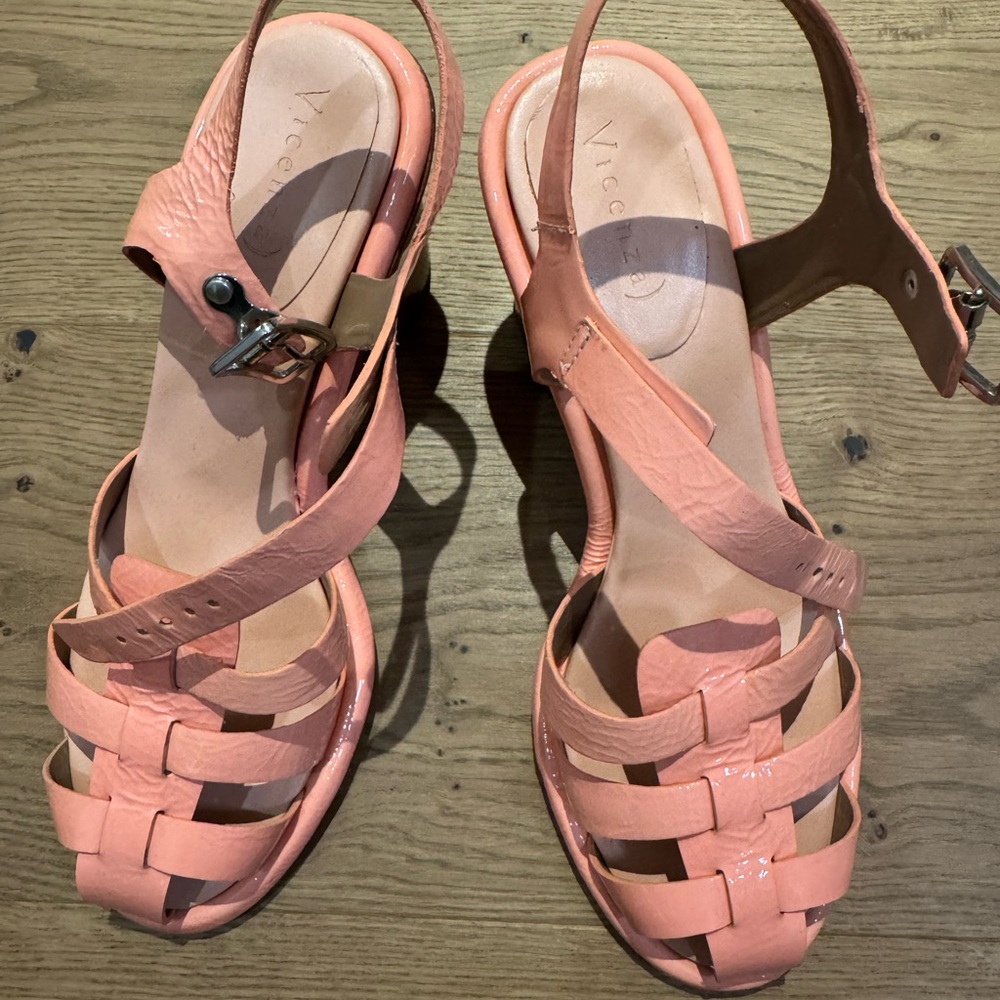 Vicenza Light Pink Strappy Heels